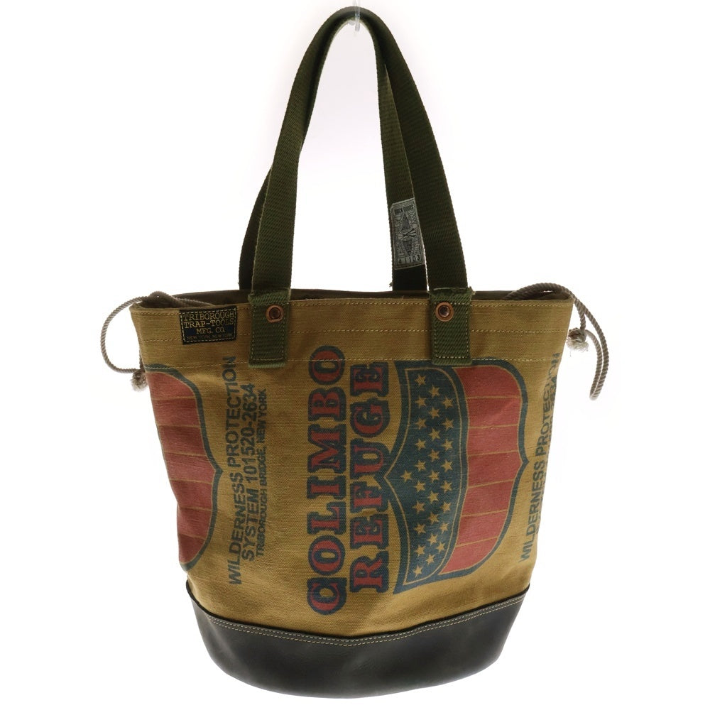 COLIMBO(コリンボ) ZX0504 TRAPPER'S Barrel TOTE BAG レザー キャンバス 切替 トートバッグ マルチ