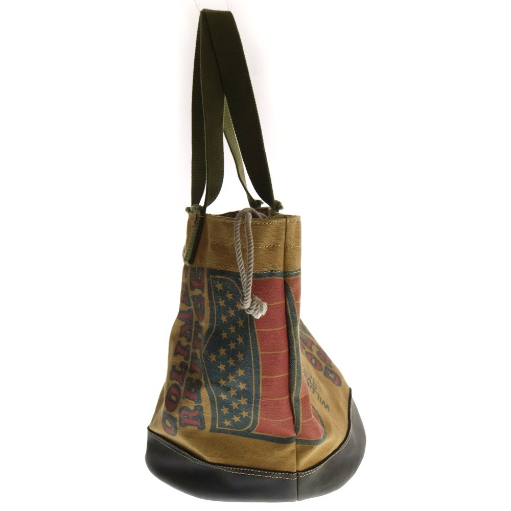 COLIMBO(コリンボ) ZX0504 TRAPPER'S Barrel TOTE BAG レザー キャンバス 切替 トートバッグ マルチ