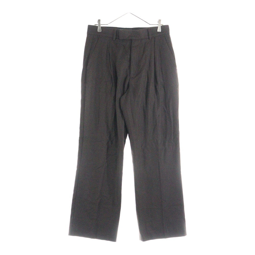 AMIRI(アミリ) ワイドウールスラックスパンツ ブラウン SR3KA0039SMRW005