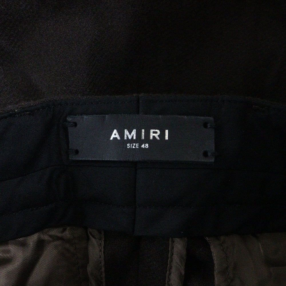 AMIRI(アミリ) ワイドウールスラックスパンツ ブラウン SR3KA0039SMRW005