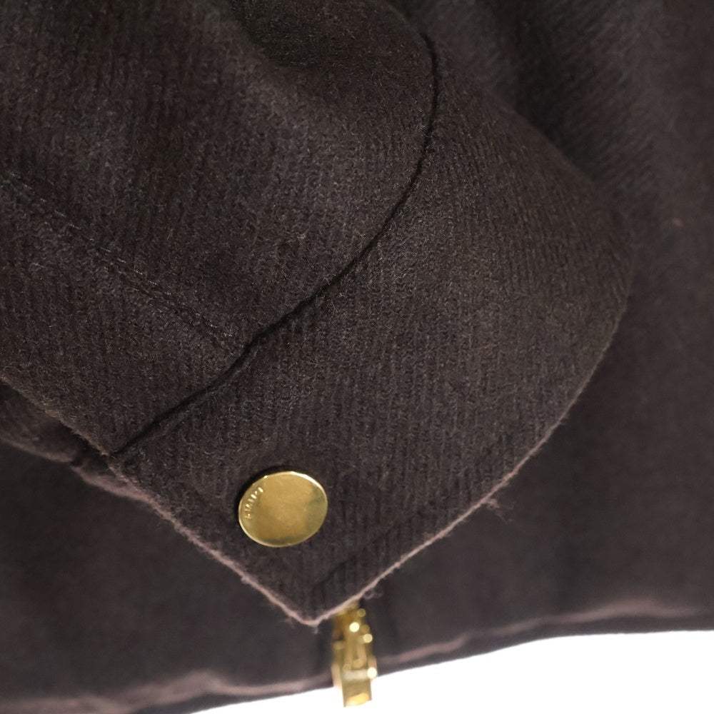 AMIRI(アミリ) WOOL FLANNEL BLOUSON ウールフランネルブルゾン ジップアップジャケット ブラウン SR3BN0012SMRW005