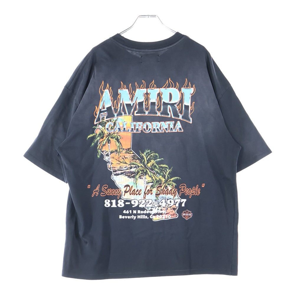 AMIRI(アミリ) Sunny Place TEE バックロゴプリント オーバーサイズ半袖シャツ