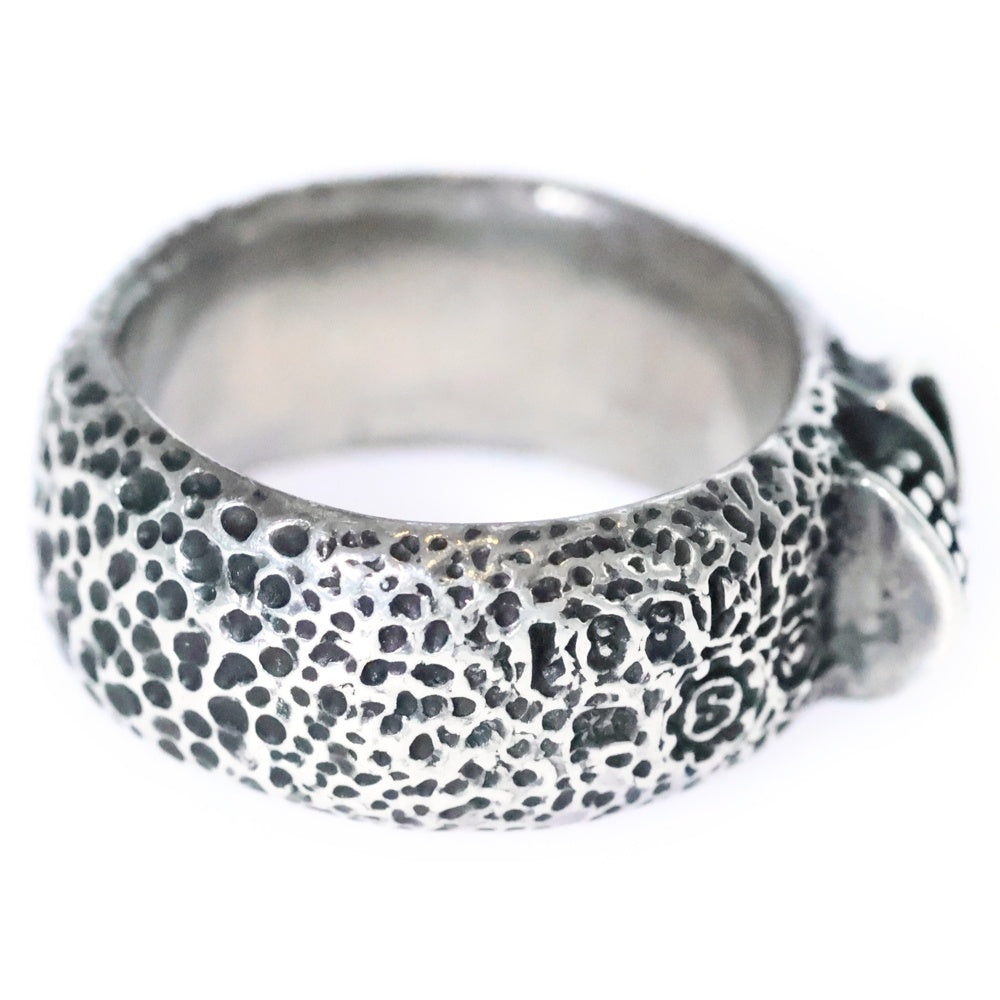 STARLINGEAR(スターリンギア) フレイムスカルバンドリング 指輪 シルバー