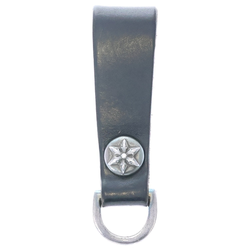 CHROME HEARTS(クロムハーツ) BELT LOOP D RING Dリング スターベルトループ ブラック/シルバー BCA415