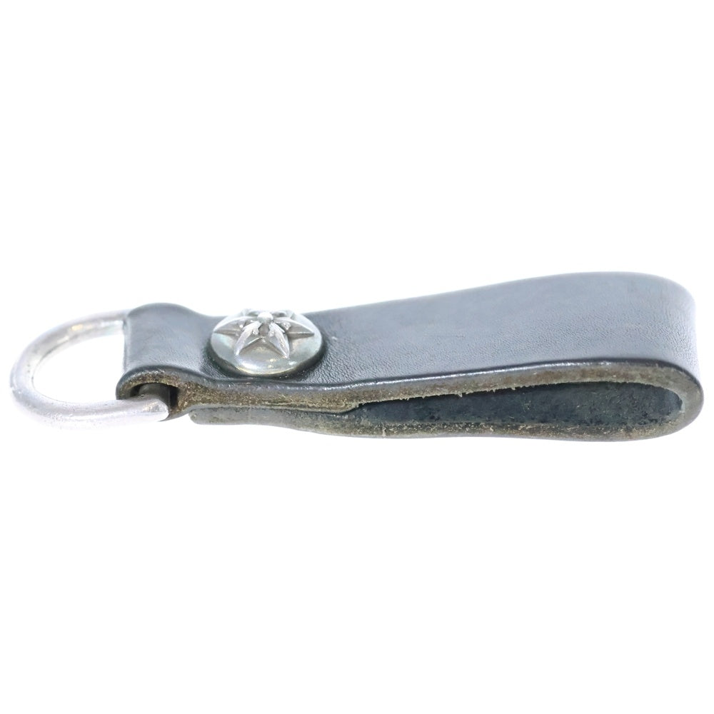 CHROME HEARTS(クロムハーツ) BELT LOOP D RING Dリング スターベルトループ ブラック/シルバー BCA415