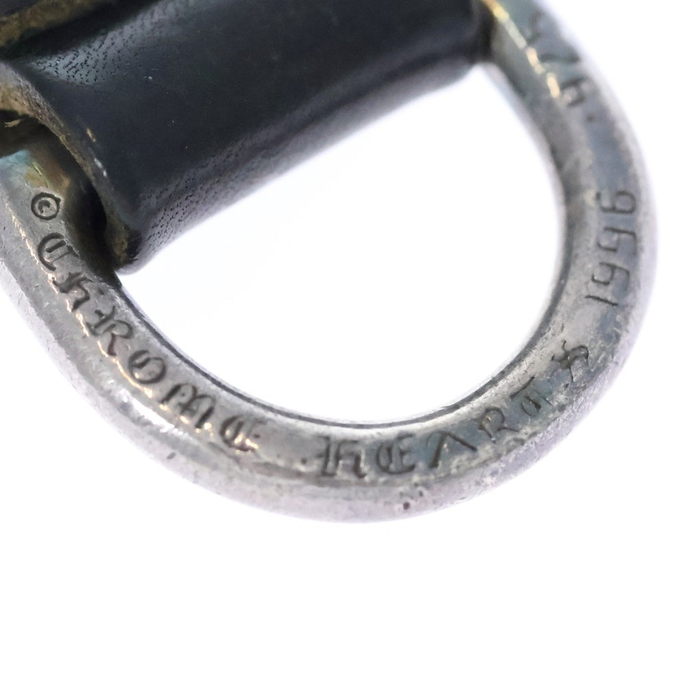 CHROME HEARTS(クロムハーツ) BELT LOOP D RING Dリング スターベルトループ ブラック/シルバー BCA415