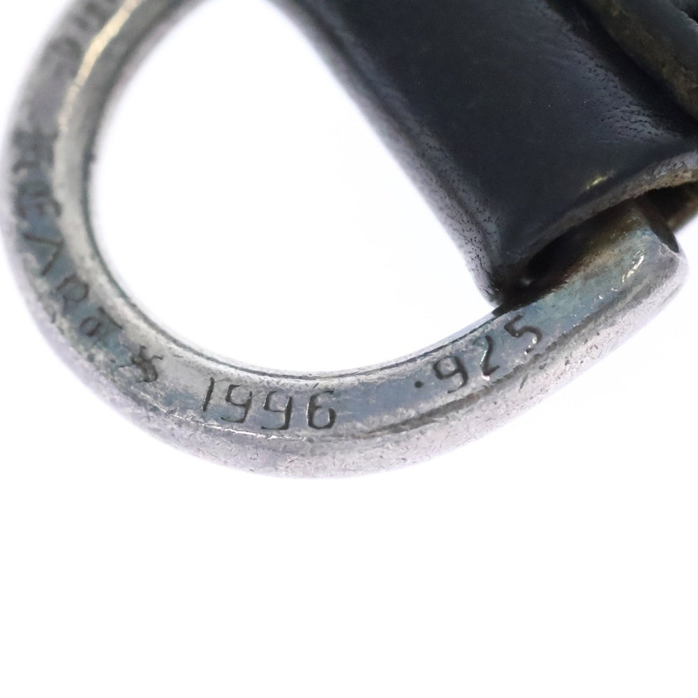 CHROME HEARTS(クロムハーツ) BELT LOOP D RING Dリング スターベルトループ ブラック/シルバー BCA415