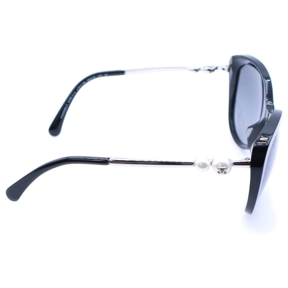 CHANEL(シャネル) POLARIZED サイド パールディテール メガネ サングラス 眼鏡 ブラック
