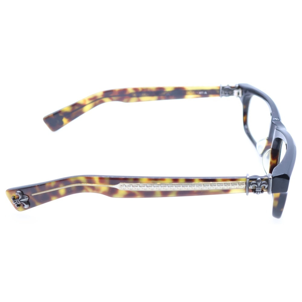 CHROME HEARTS(クロムハーツ) SPLAT-A BSフレアテンプル アイウェア 眼鏡 メガネ ブラック