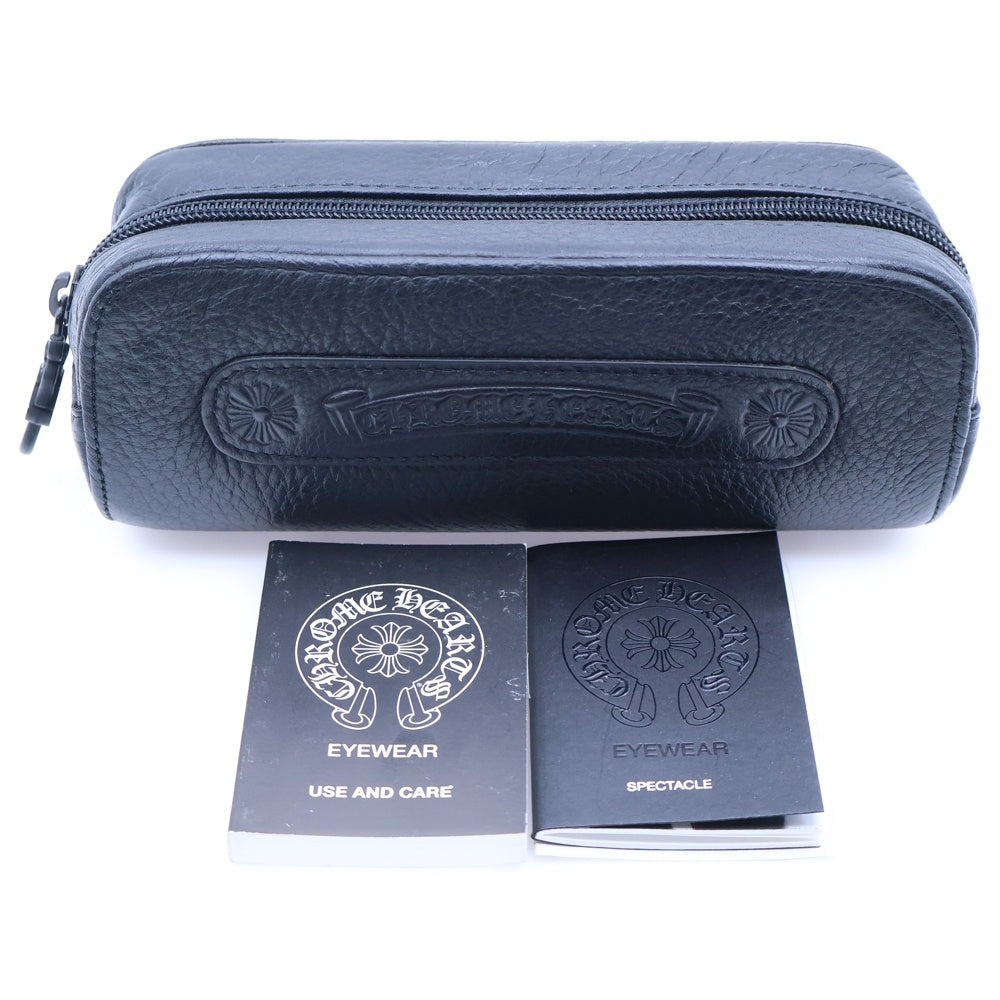 CHROME HEARTS(クロムハーツ) SPLAT-A BSフレアテンプル アイウェア 眼鏡 メガネ ブラック