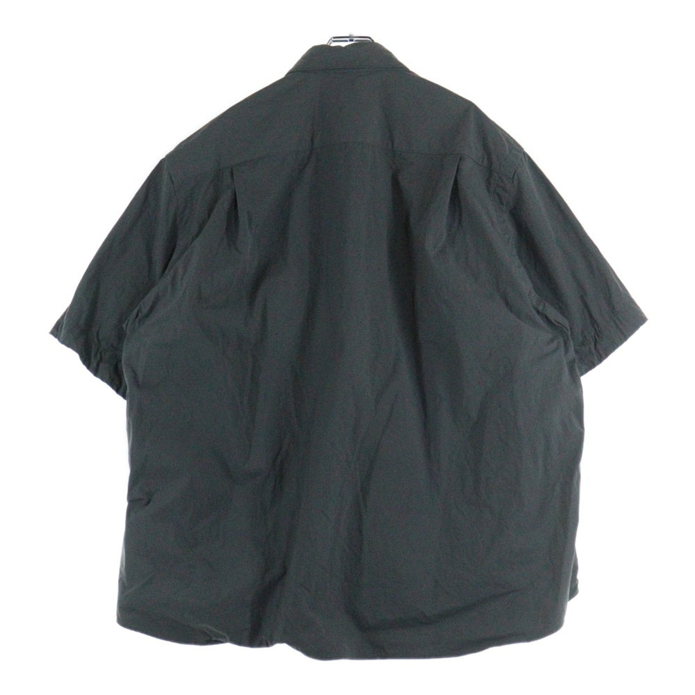 Sacai(サカイ) Taslan Nylon Shirt フロントポケット ナイロン 半袖シャツ グレー 23-03088m