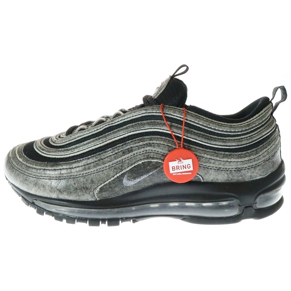 NIKE(ナイキ) ×COMME des GAR?ONS HOMME PLUS コムデギャルソン オム プリュス エアマックス 97 ローカットスニーカー ブラック US9.5/27.5cm DX6932-002