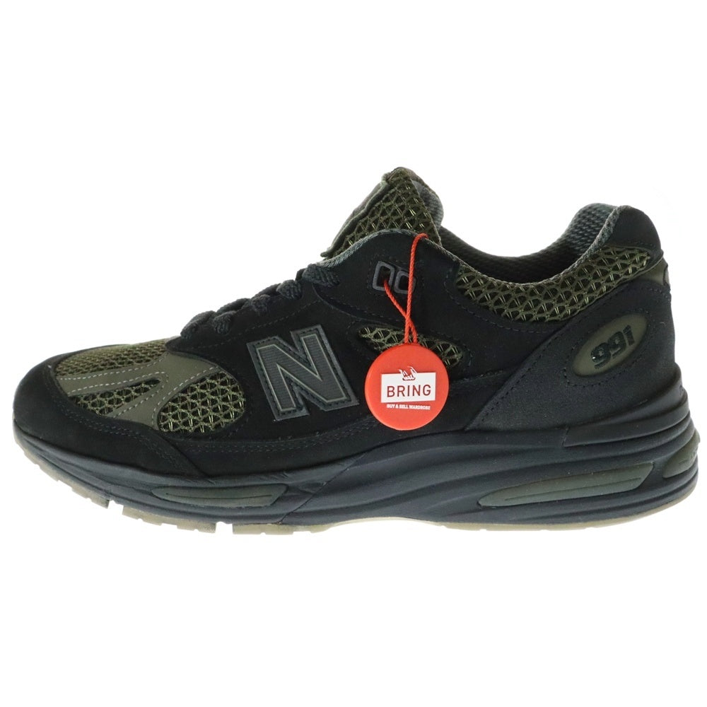 New Balance(ニューバランス) U991SD2 ×Stone Island ストーンアイランド ローカットスニーカー ブラック US9.5