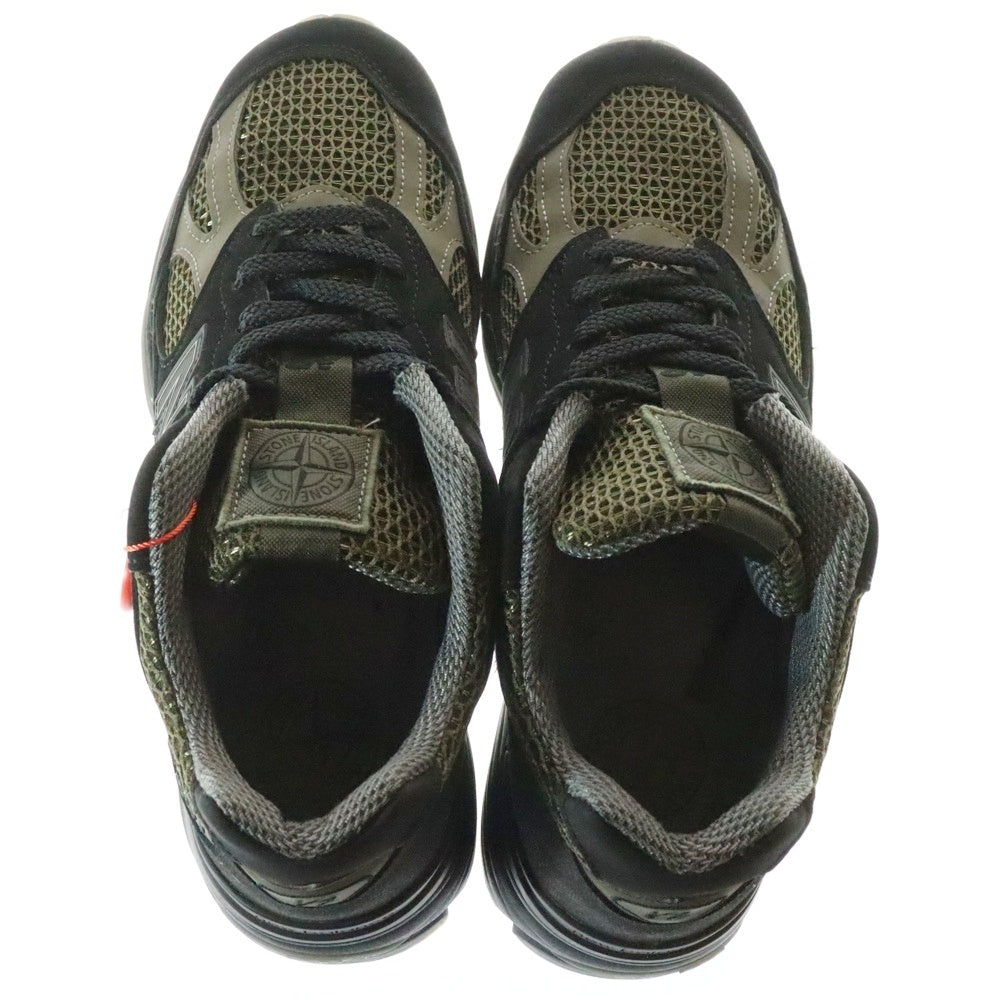 New Balance(ニューバランス) U991SD2 ×Stone Island ストーンアイランド ローカットスニーカー ブラック US9.5
