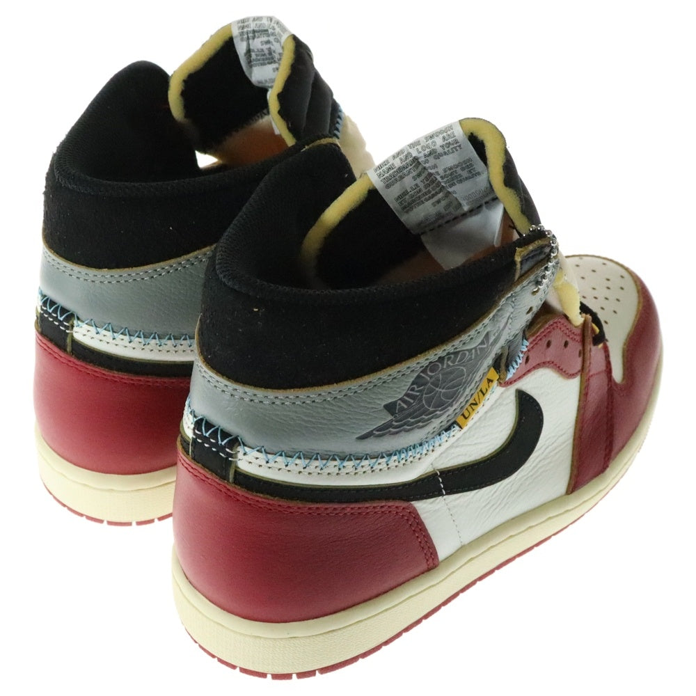 NIKE(ナイキ) ×UNION ユニオン AIR JORDAN 1 RETRO HIGH OG Chicago エアジョーダン1 ハイ ハイカットスニーカー シカゴ レッド/ホワイト US8.5/25.5cm HV8563-600