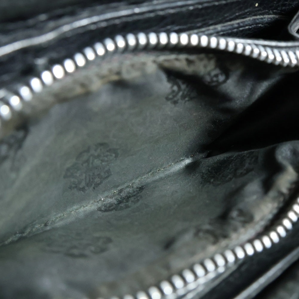 CHROME HEARTS(クロムハーツ) REC F ZIP QUILTED BSフレアキルティングレザーウォレット 長財布 ブラック