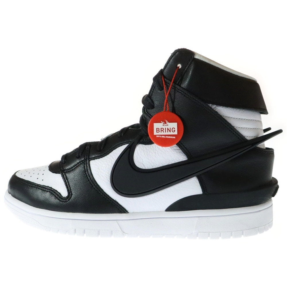 NIKE(ナイキ) ×AMBUSH DUNK HI BLACK アンブッシュ ダンク ハイカットスニーカー ブラック/ホワイト US9/27cm CU7544-001