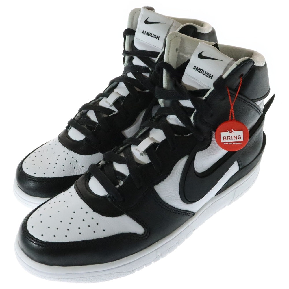 NIKE(ナイキ) ×AMBUSH DUNK HI BLACK アンブッシュ ダンク ハイカットスニーカー ブラック/ホワイト US9/27cm CU7544-001