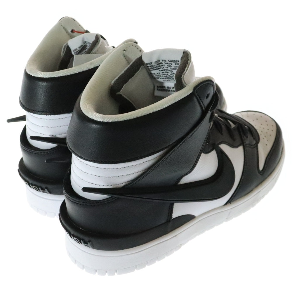 NIKE(ナイキ) ×AMBUSH DUNK HI BLACK アンブッシュ ダンク ハイカットスニーカー ブラック/ホワイト US9/27cm CU7544-001