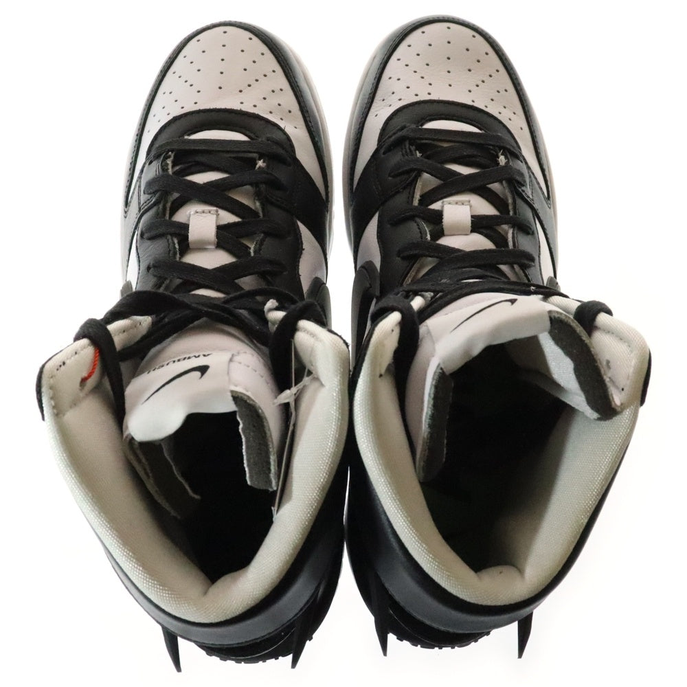 NIKE(ナイキ) ×AMBUSH DUNK HI BLACK アンブッシュ ダンク ハイカットスニーカー ブラック/ホワイト US9/27cm CU7544-001