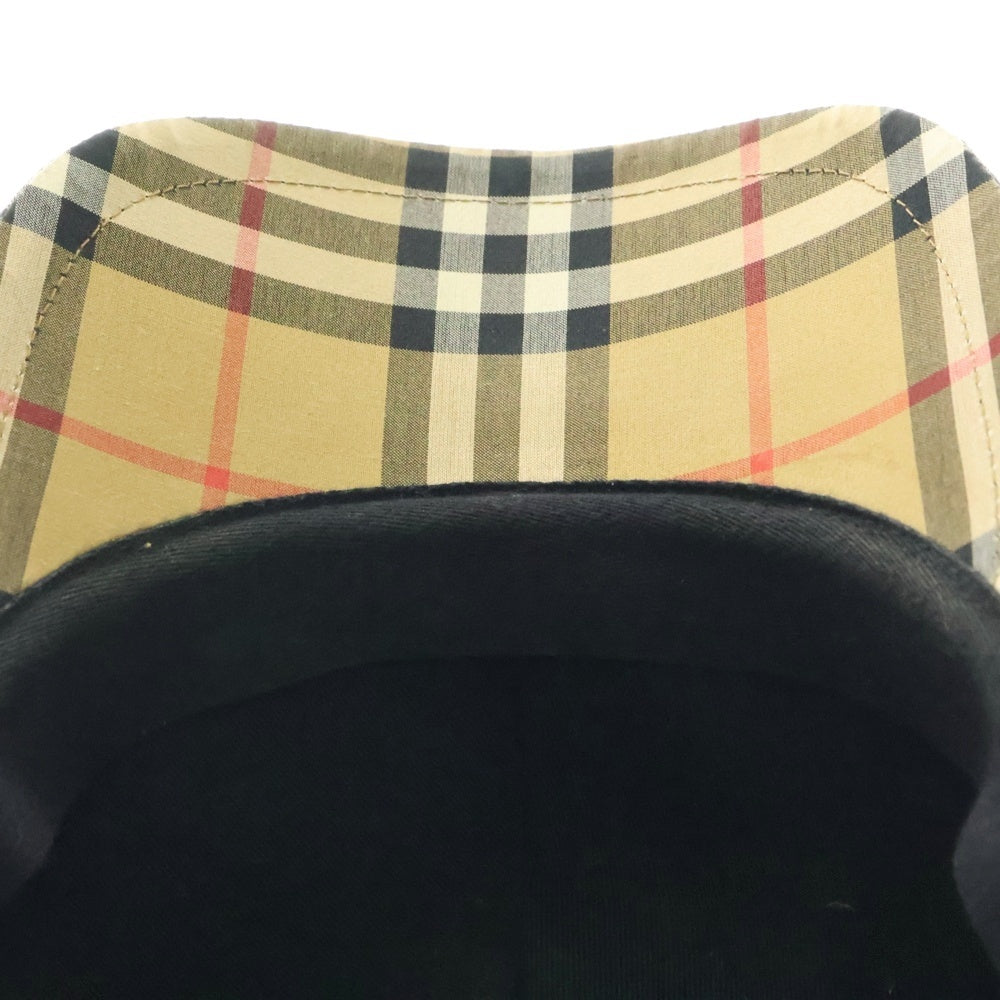 BURBERRY(バーバリー) ノバチェック レインボーライン ベースボールキャップ 帽子 ベージュ 4077526