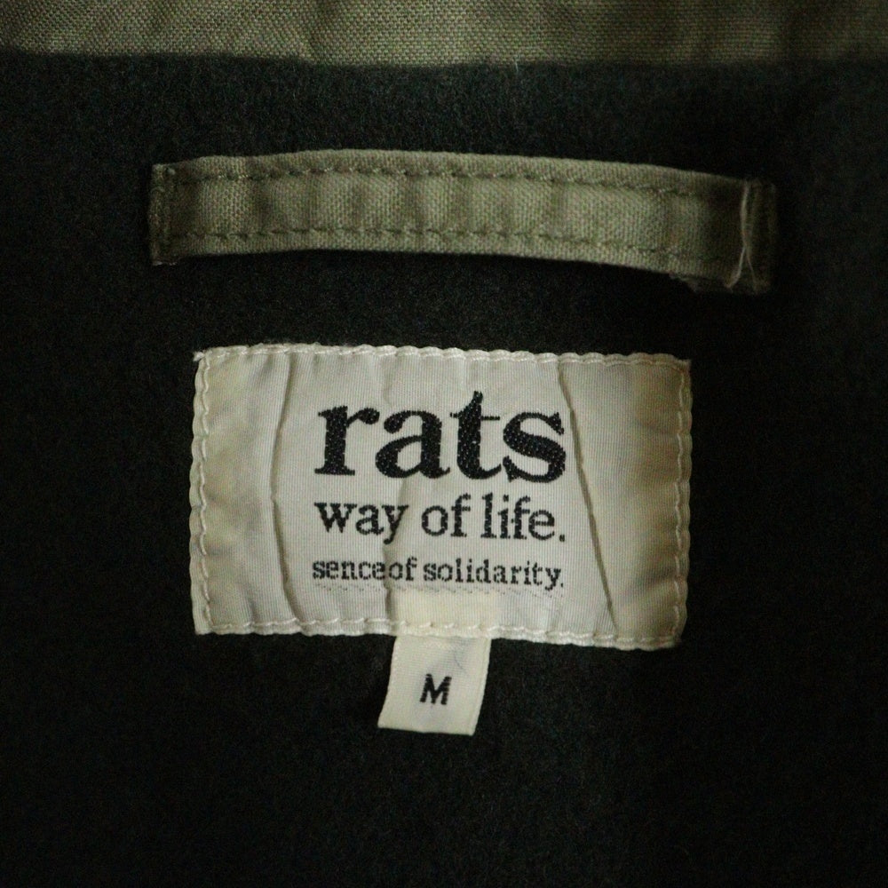 RATS(ラッツ) ジップアップ ミリタリー デッキジャケット カーキ