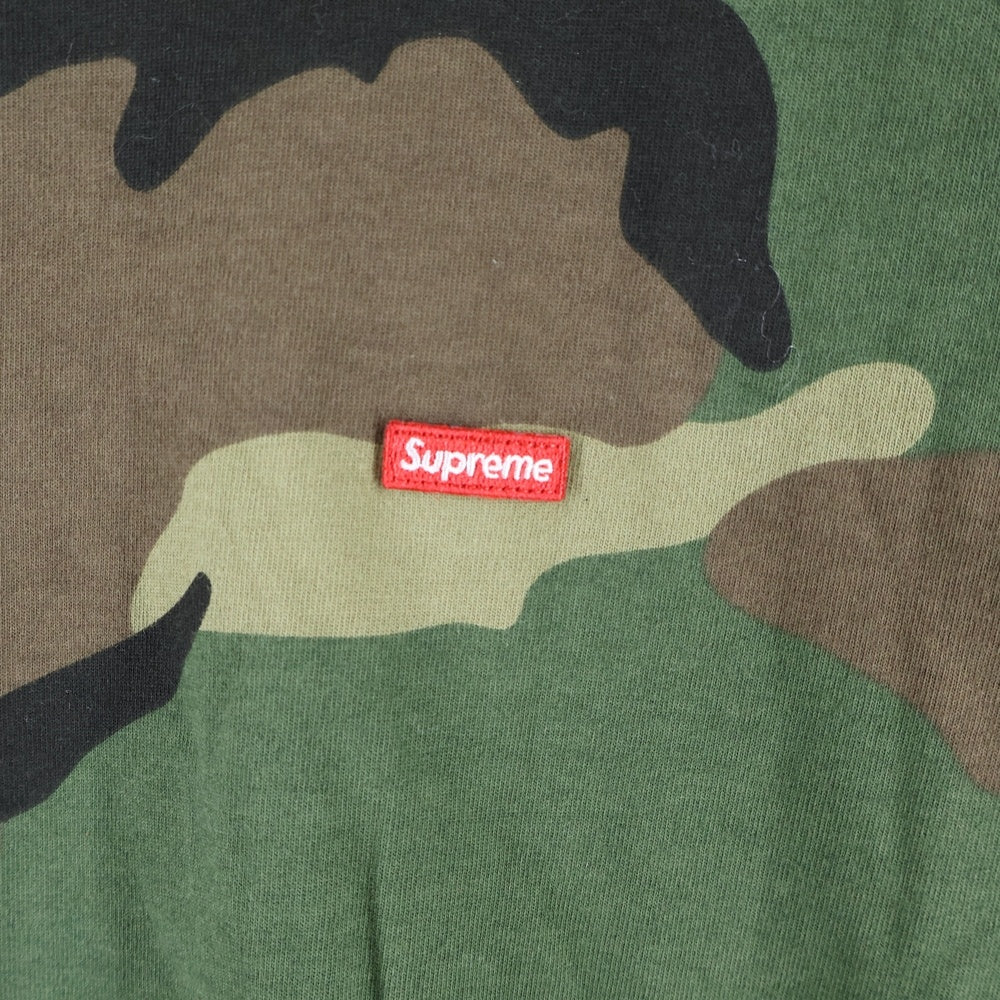 SUPREME(シュプリーム) 25SS Small Box Tee カモフラージュ スモールボックス パッチ 半袖Tシャツ カーキ
