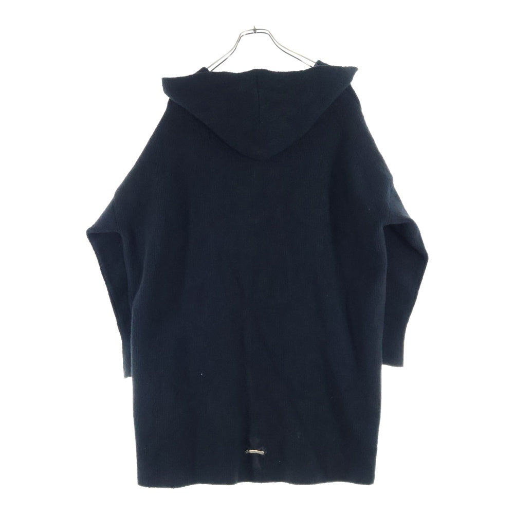 CHROME HEARTS(クロムハーツ) CH クロスパッチ フーデットコットンガウン カーディガン ブラック