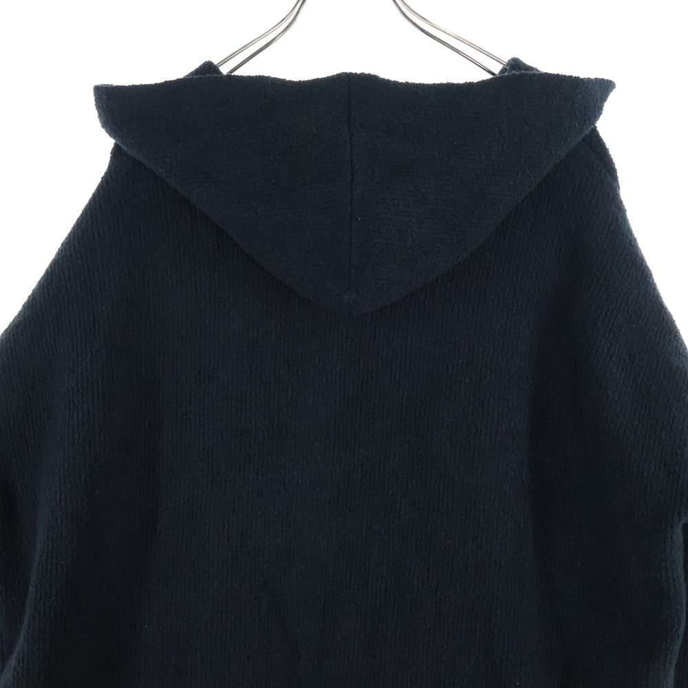 CHROME HEARTS(クロムハーツ) CH クロスパッチ フーデットコットンガウン カーディガン ブラック