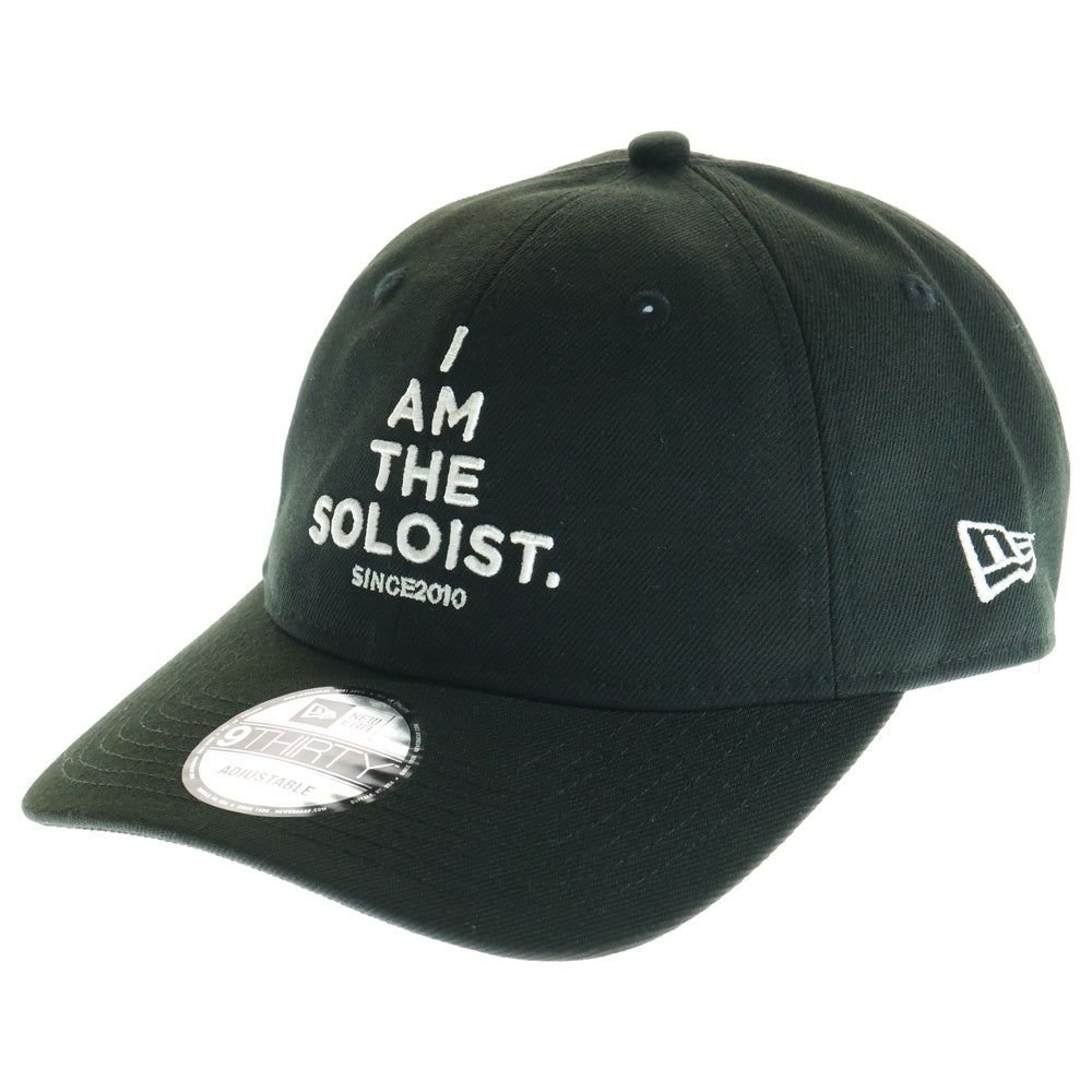 TAKAHIROMIYASHITA The SoloIst.(タカヒロミヤシタザソロイスト) ×NEW ERA 9THIRTY ニューエラ フロントロゴ刺繍 ベースボールキャップ ブラック