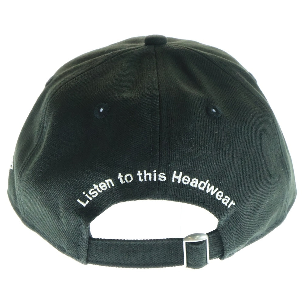 TAKAHIROMIYASHITA The SoloIst.(タカヒロミヤシタザソロイスト) ×NEW ERA 9THIRTY ニューエラ フロントロゴ刺繍 ベースボールキャップ ブラック