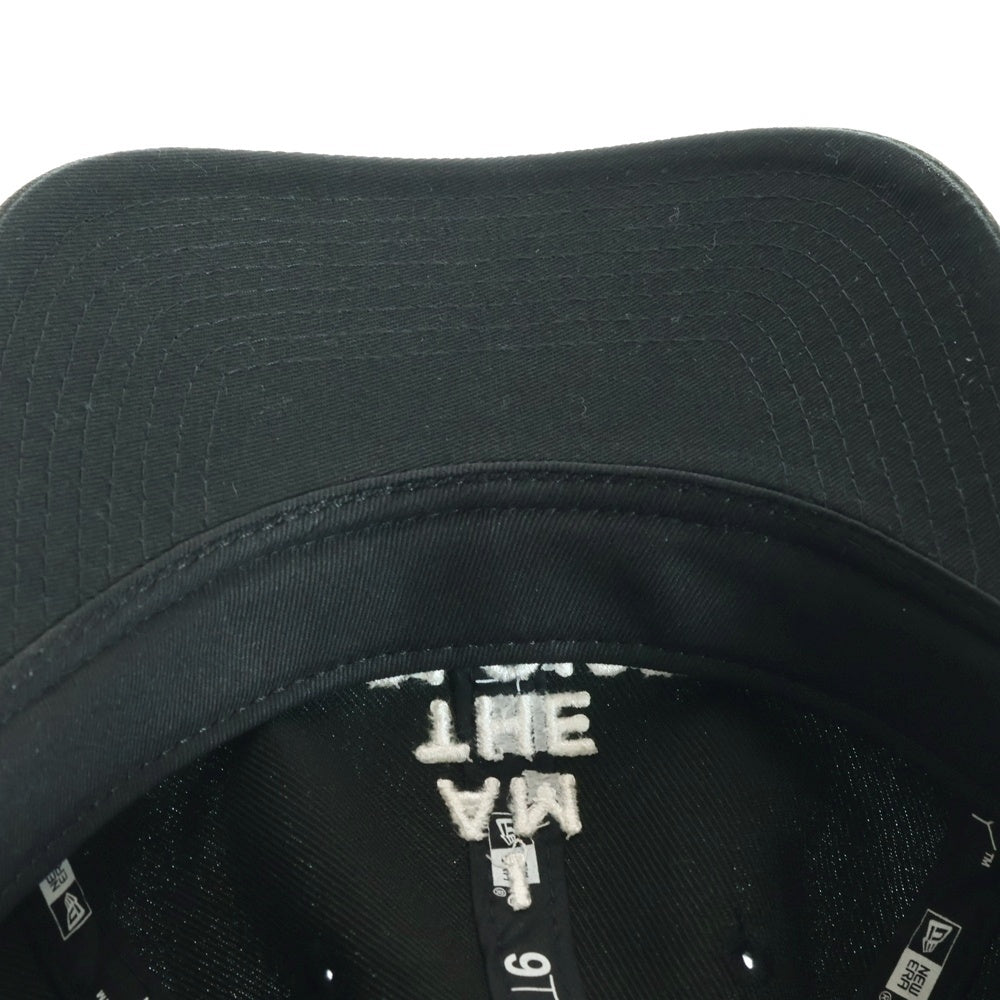 TAKAHIROMIYASHITA The SoloIst.(タカヒロミヤシタザソロイスト) ×NEW ERA 9THIRTY ニューエラ フロントロゴ刺繍 ベースボールキャップ ブラック
