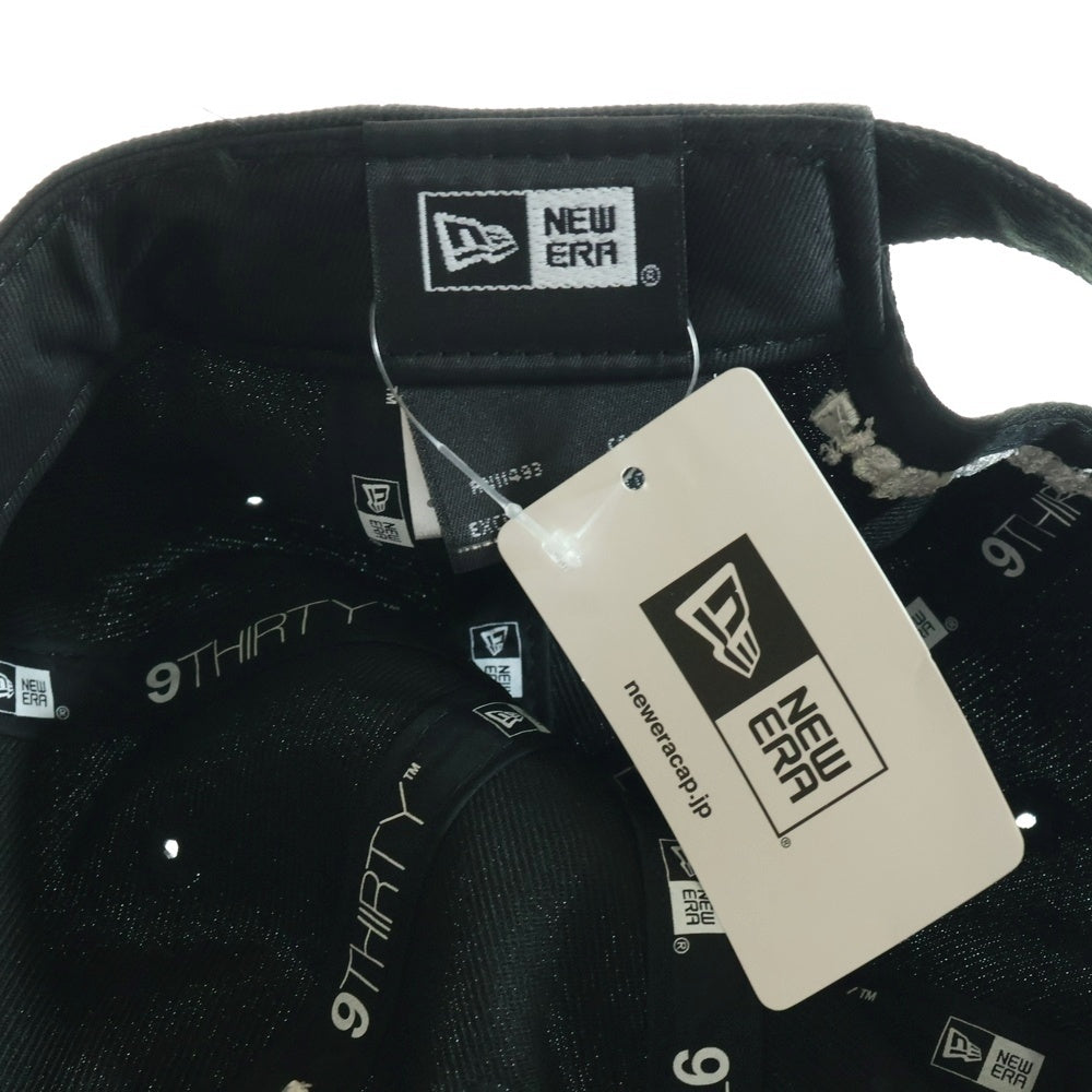 TAKAHIROMIYASHITA The SoloIst.(タカヒロミヤシタザソロイスト) ×NEW ERA 9THIRTY ニューエラ フロントロゴ刺繍 ベースボールキャップ ブラック
