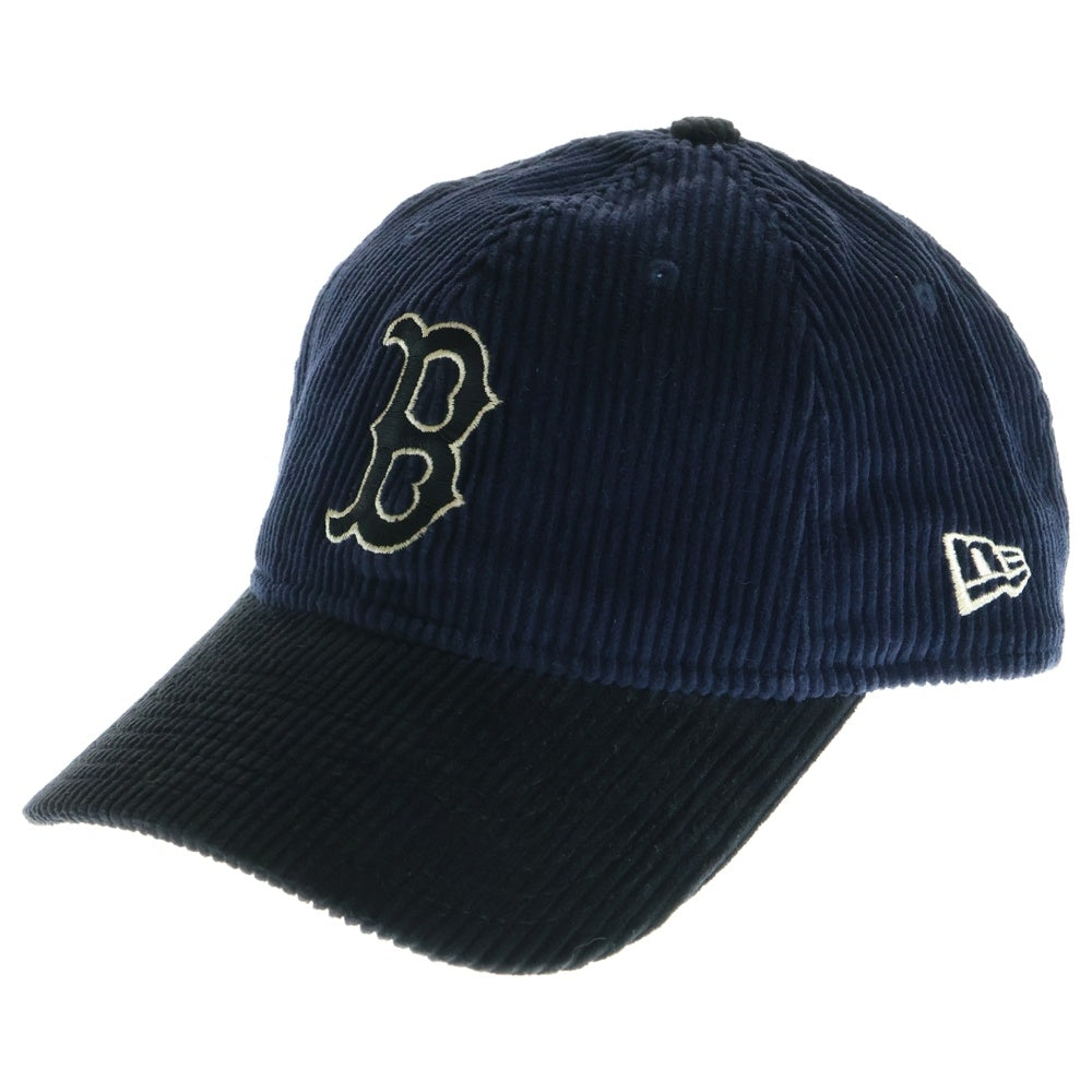 NEW ERA(ニューエラ) 9TWENTY MLB Corduroy コーデュロイ ボストンレッドソックス ベースボールキャップ ネイビー