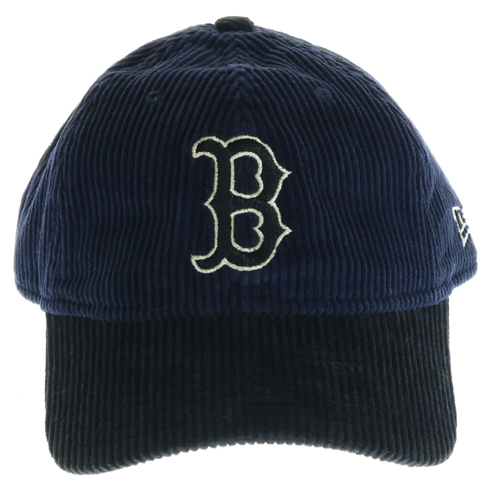 NEW ERA(ニューエラ) 9TWENTY MLB Corduroy コーデュロイ ボストンレッドソックス ベースボールキャップ ネイビー