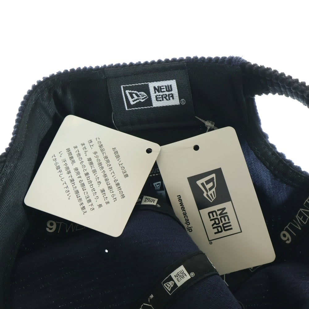 NEW ERA(ニューエラ) 9TWENTY MLB Corduroy コーデュロイ ボストンレッドソックス ベースボールキャップ ネイビー