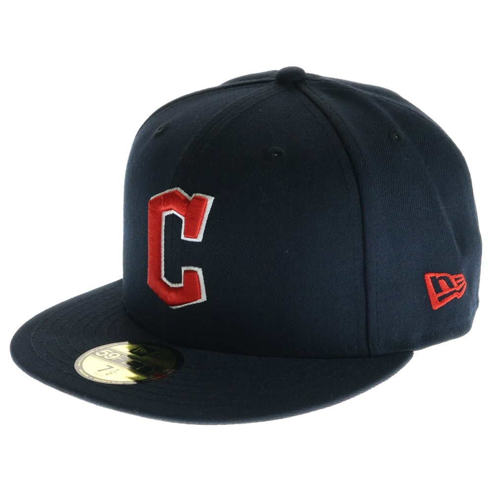 NEW ERA(ニューエラ) 59FIFTY MLBオンフィールド クリーブランド・ガーディアンズ ベースボールキャップ ブラック
