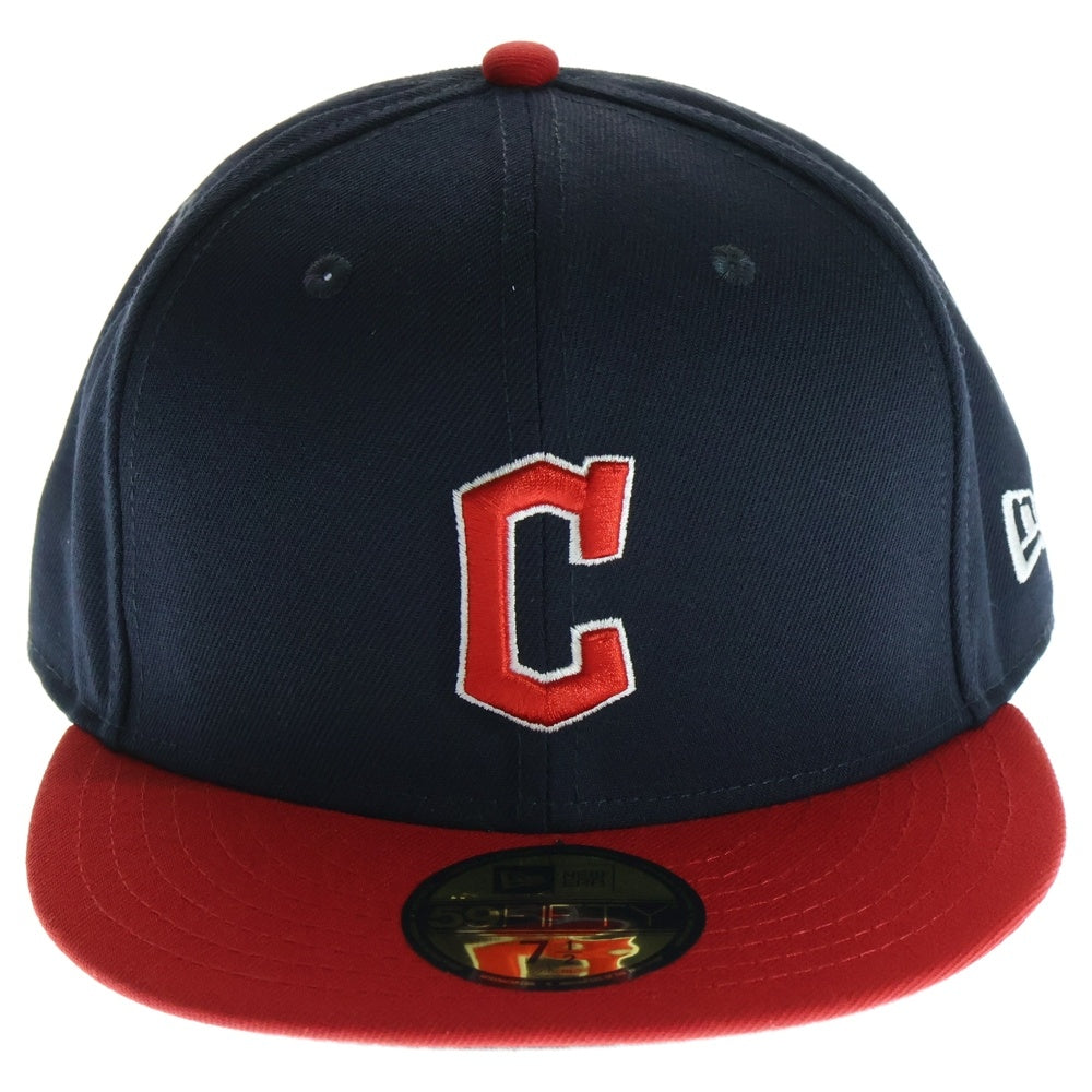NEW ERA(ニューエラ) 59FIFTY DAY Memorial Collection クリーブランド・ガーディアンズ ベースボールキャップ ブラック/レッド