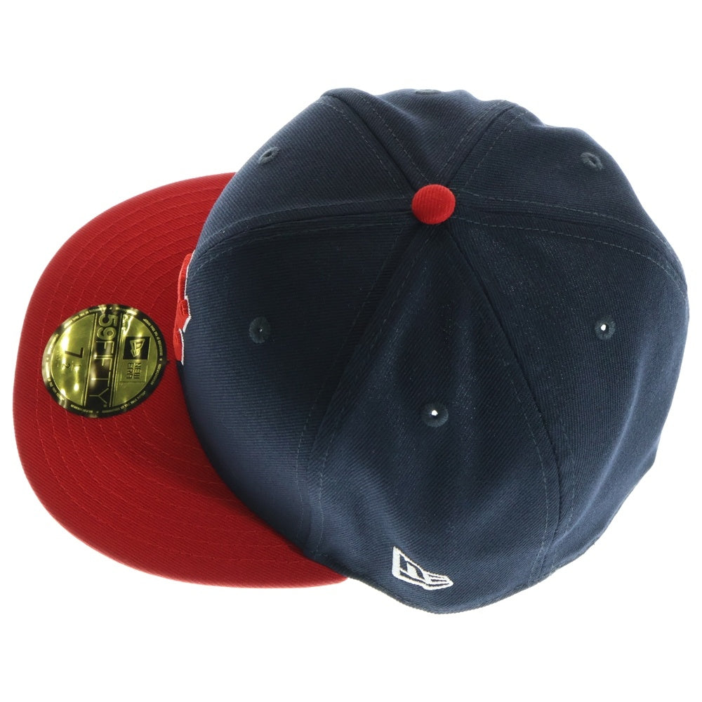 NEW ERA(ニューエラ) 59FIFTY DAY Memorial Collection クリーブランド・ガーディアンズ ベースボールキャップ ブラック/レッド