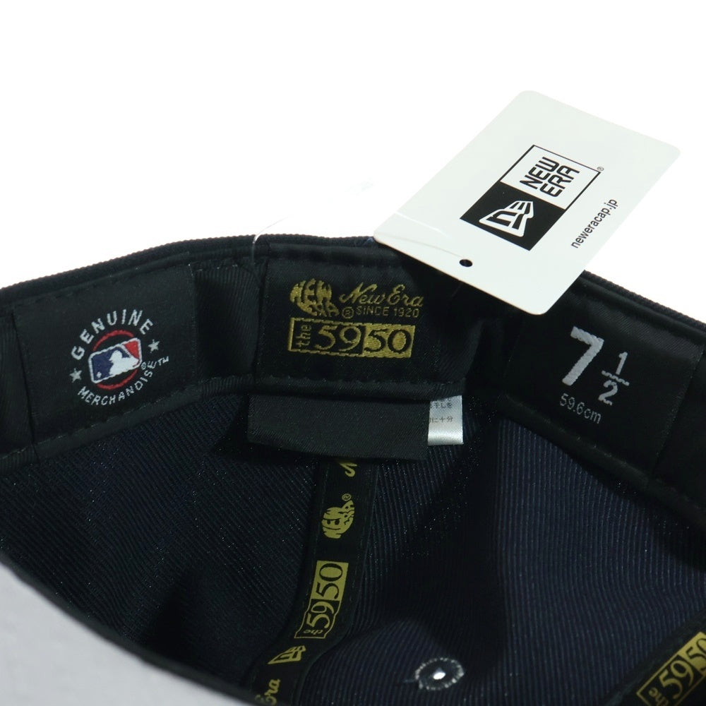 NEW ERA(ニューエラ) 59FIFTY DAY Memorial Collection クリーブランド・ガーディアンズ ベースボールキャップ ブラック/レッド