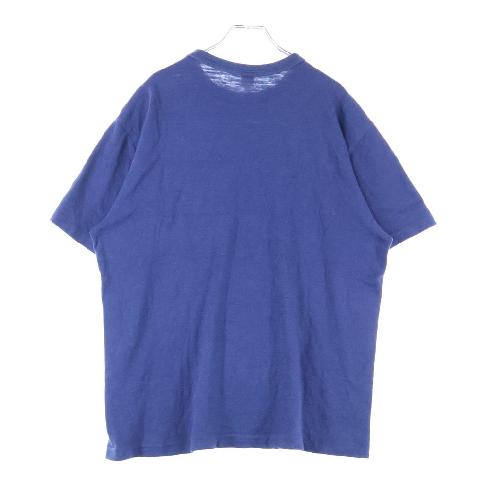 WAREHOUSE(ウェアハウス) ポケット付き コットン クルーネック 半袖Tシャツ ネイビー