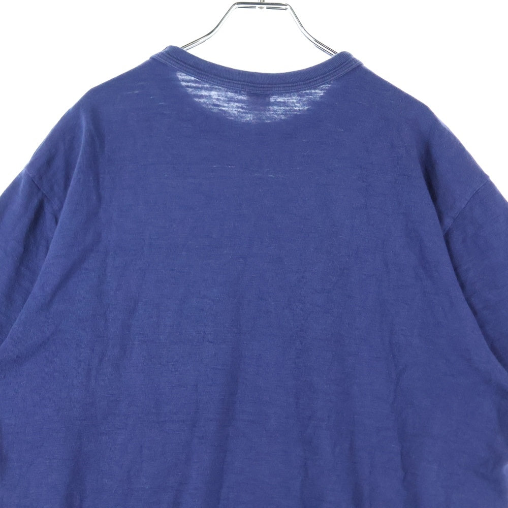 WAREHOUSE(ウェアハウス) ポケット付き コットン クルーネック 半袖Tシャツ ネイビー