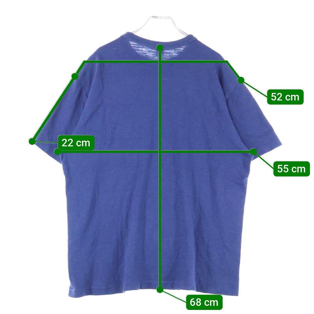 WAREHOUSE(ウェアハウス) ポケット付き コットン クルーネック 半袖Tシャツ ネイビー