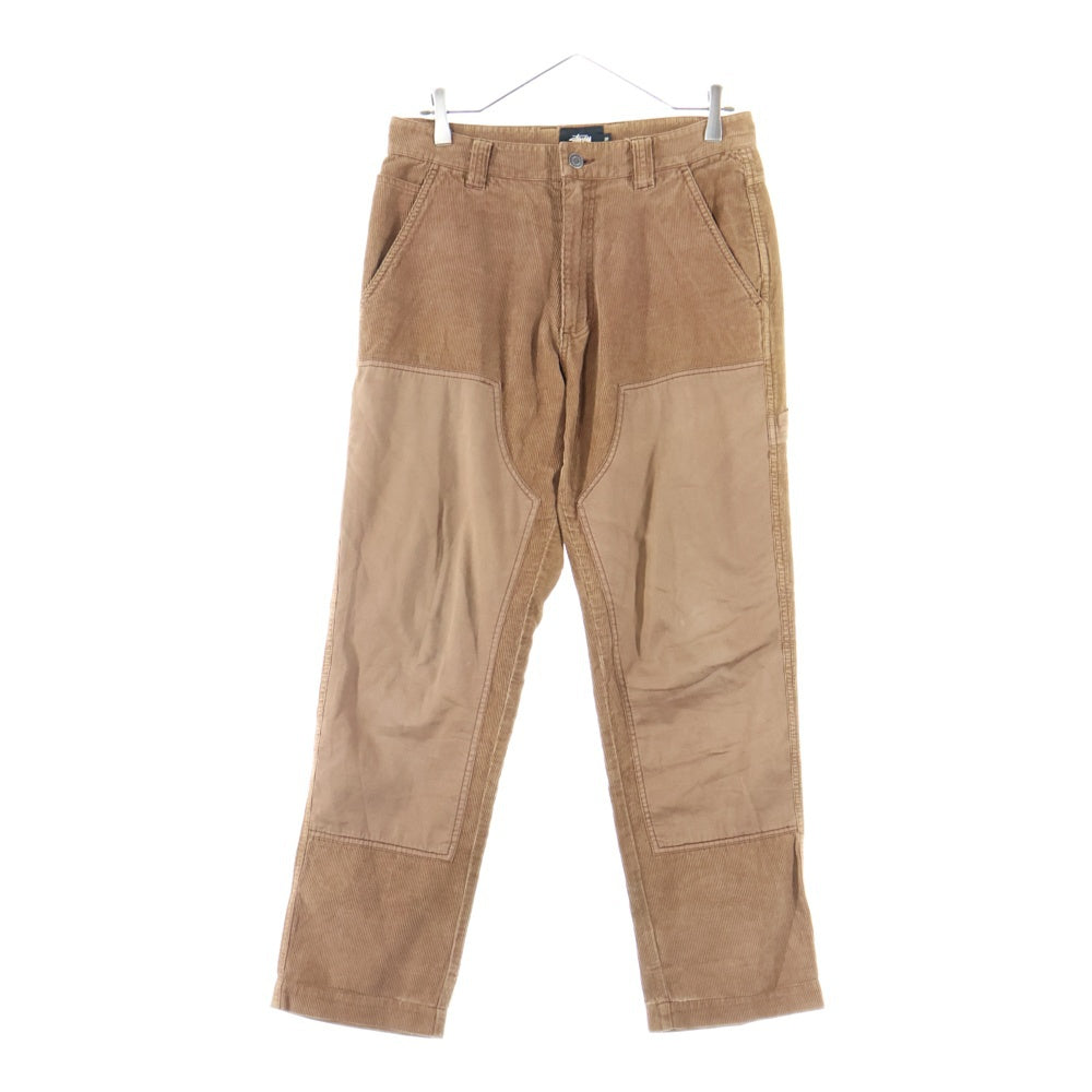 STUSSY(ステューシー) ダブルニー コーデュロイ ペインターパンツ ブラウン