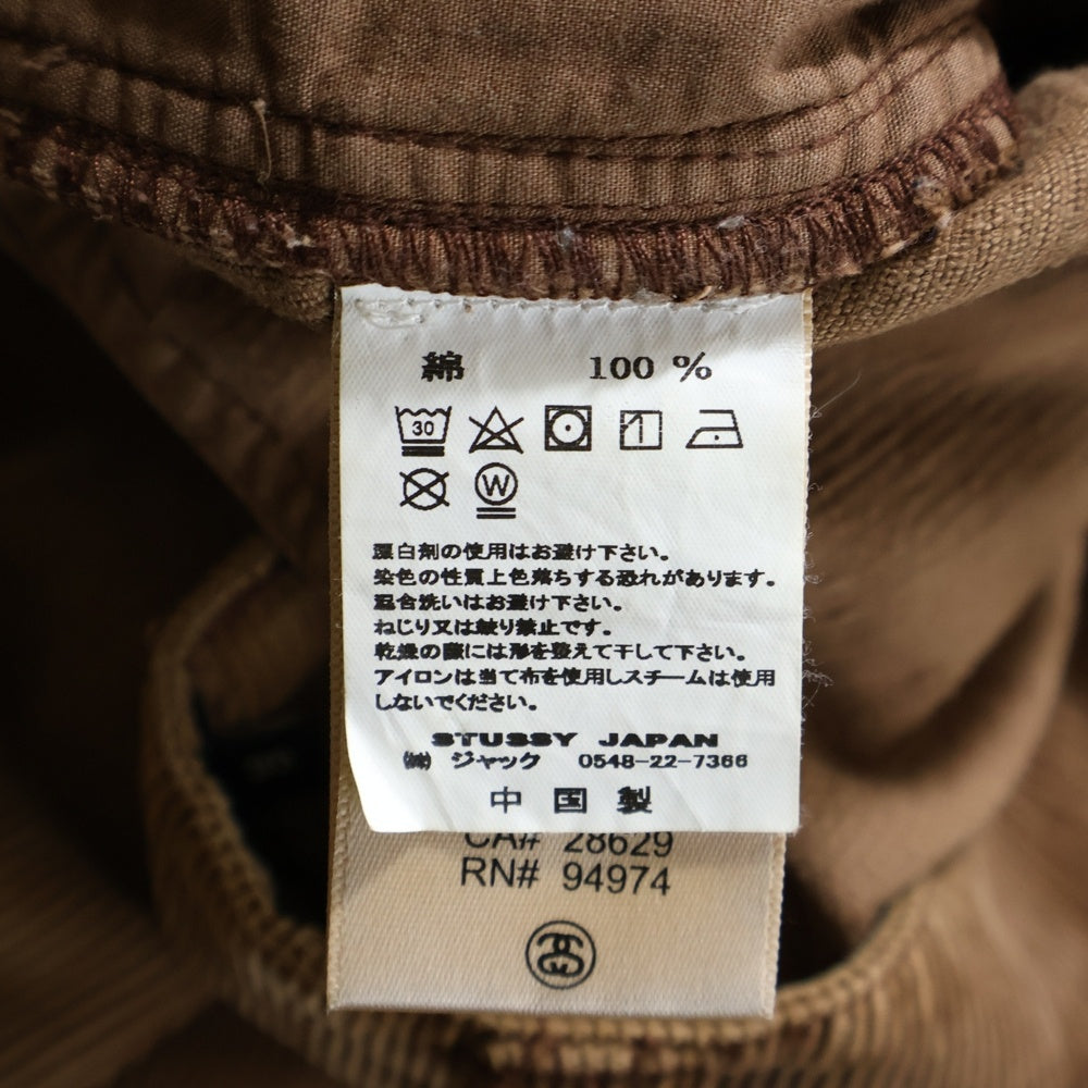 STUSSY(ステューシー) ダブルニー コーデュロイ ペインターパンツ ブラウン
