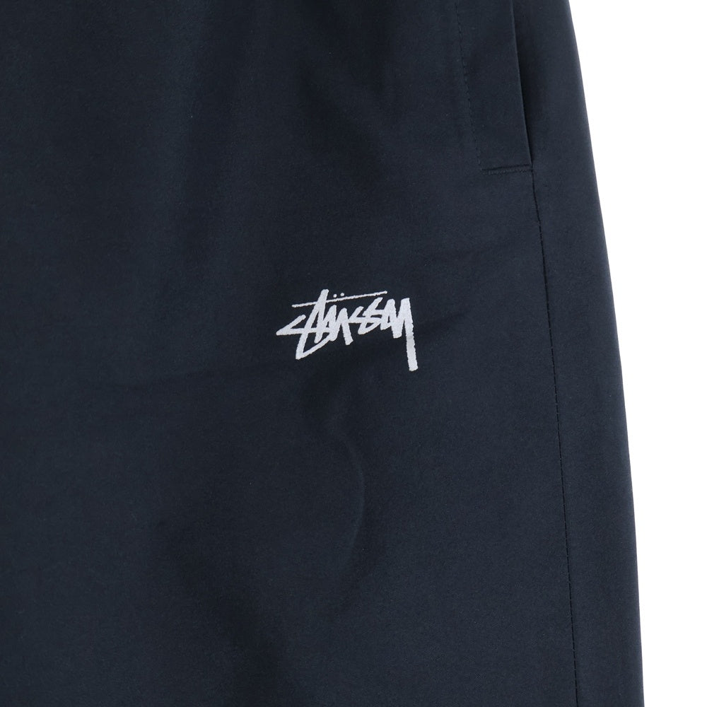 STUSSY(ステューシー) GORE-TEX ロゴプリント トラックパンツ ブラック