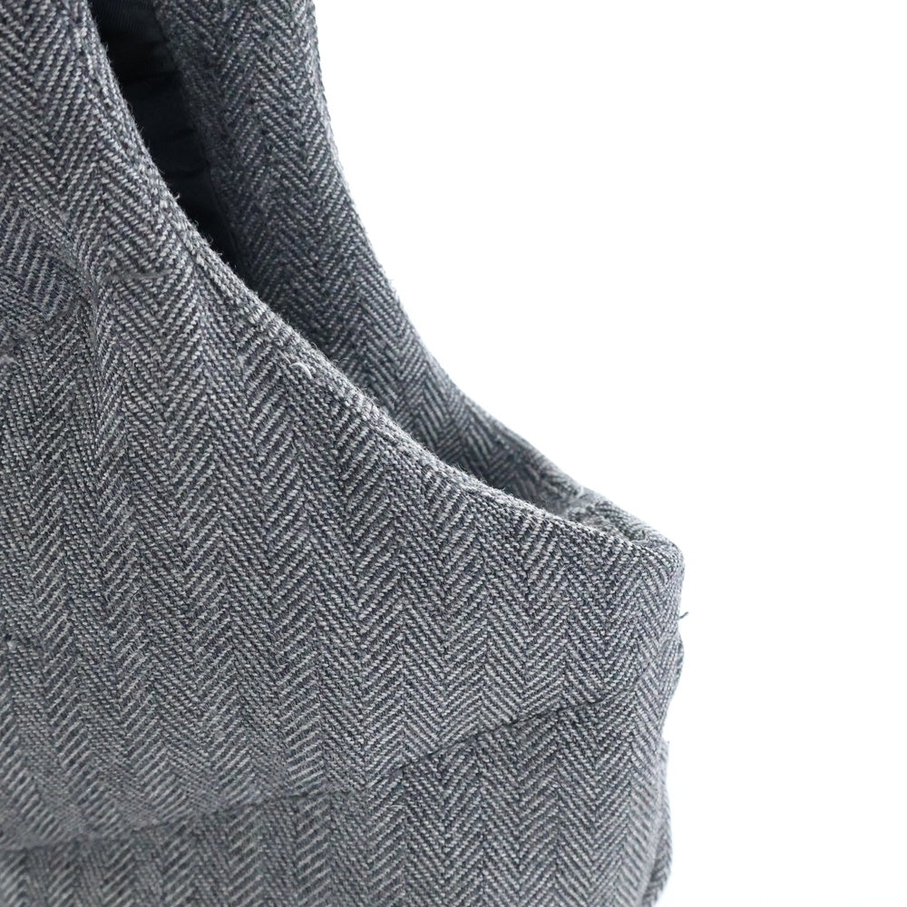 STUSSY(ステューシー) ウール フード付き ダウンベスト グレー