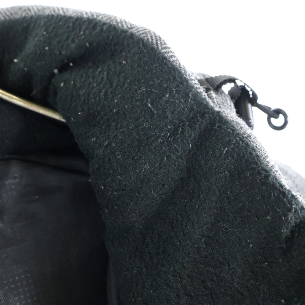STUSSY(ステューシー) ウール フード付き ダウンベスト グレー