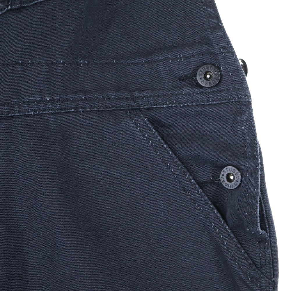STUSSY(ステューシー) コットン オーバーオール ブラック