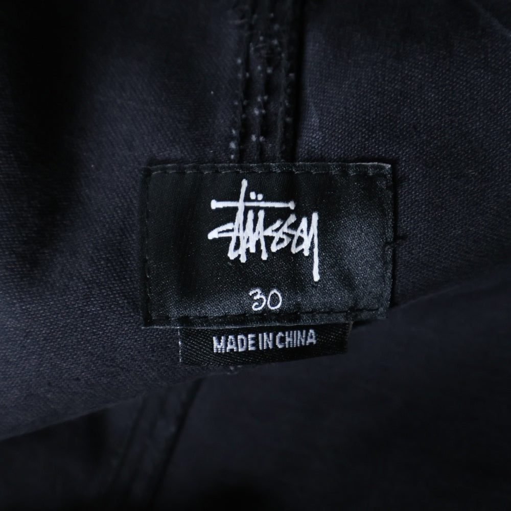 STUSSY(ステューシー) コットン オーバーオール ブラック
